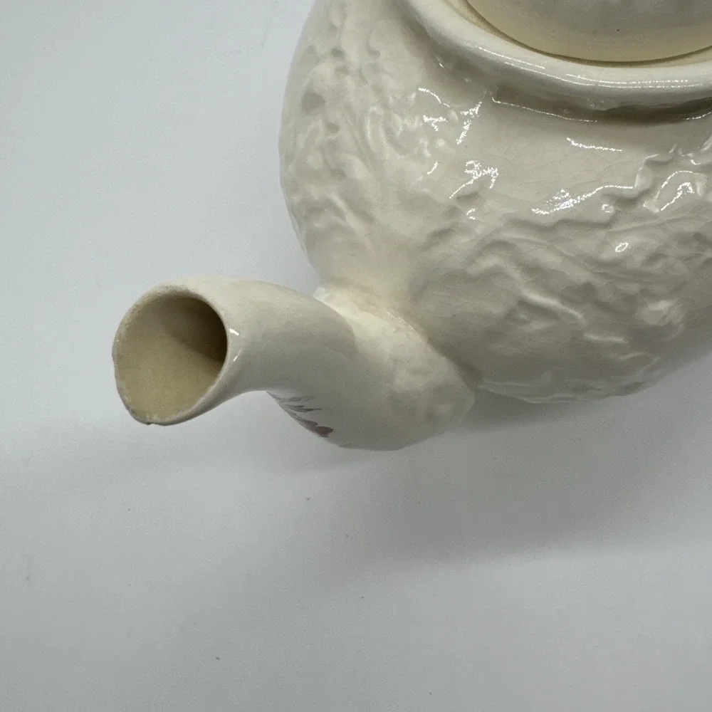 Masons Friarswood ironstone embossed coffee pot teapot